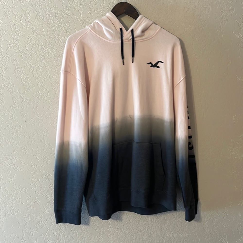 Pink/black gradient hoodie size XL